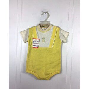 Vintage 1960’s Baby Suit Romper NEW 6 Months